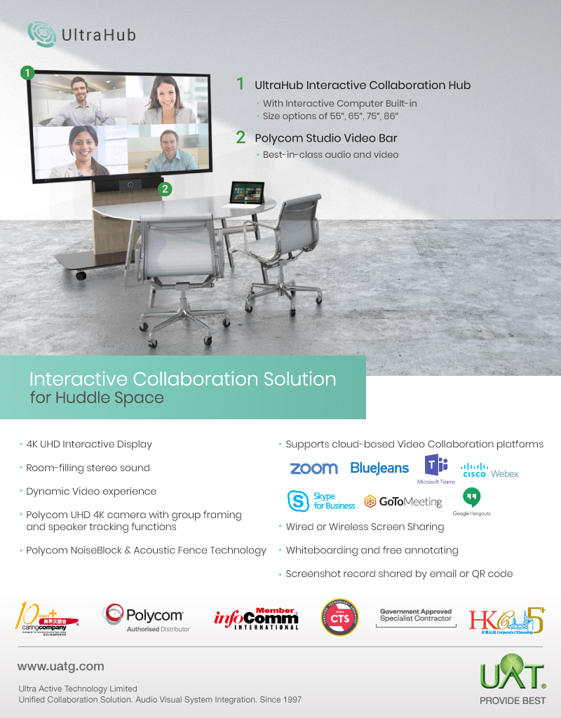 Interactive Collaboration Solution for Huddle Space