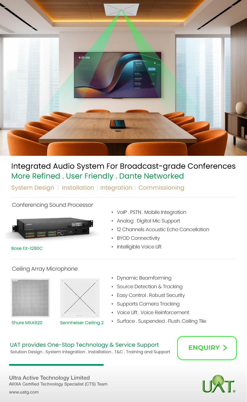 Integrated Audio System For Broadcast-grade Conferences