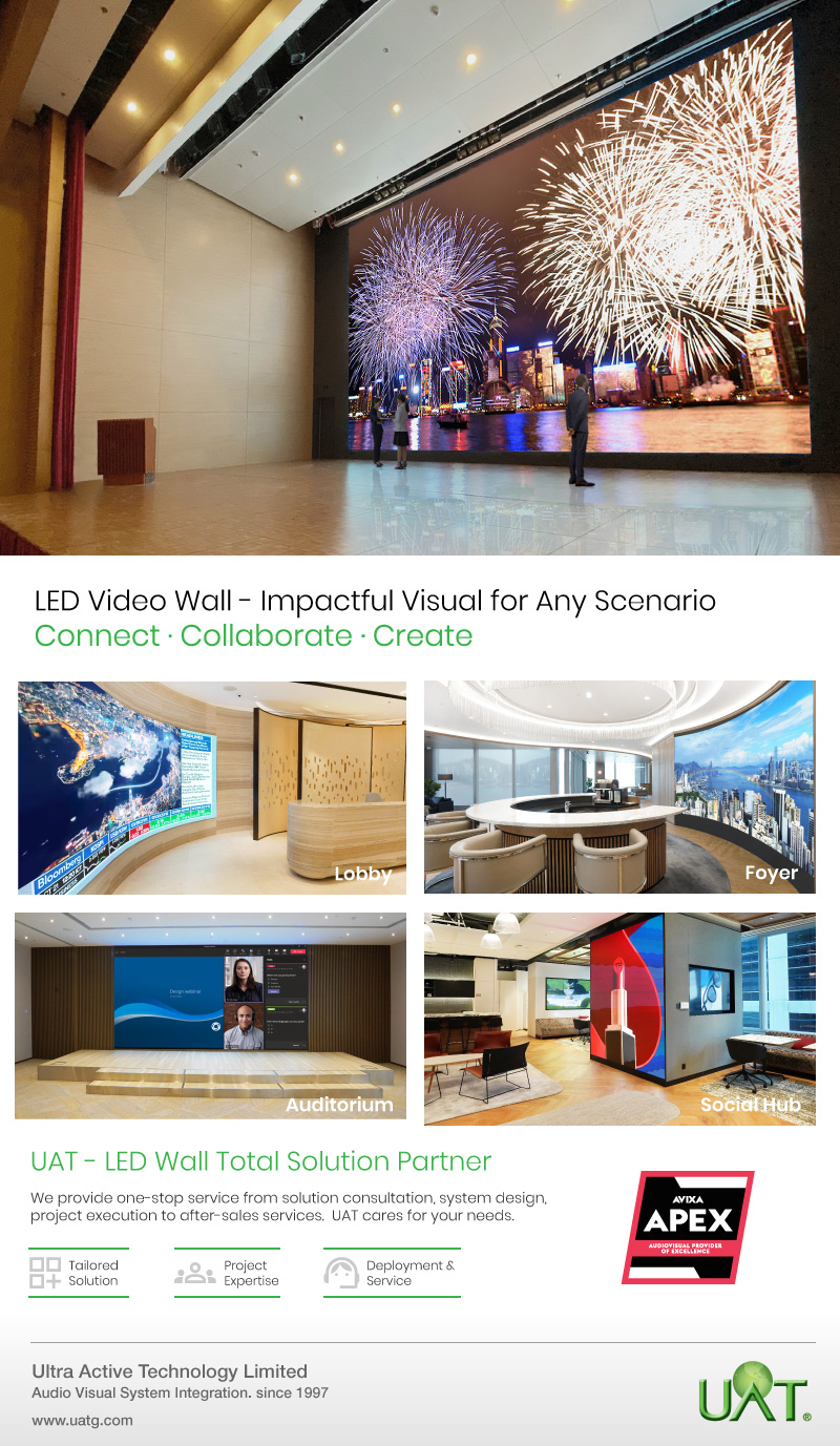 LED Video Wall for Corporate and Retail