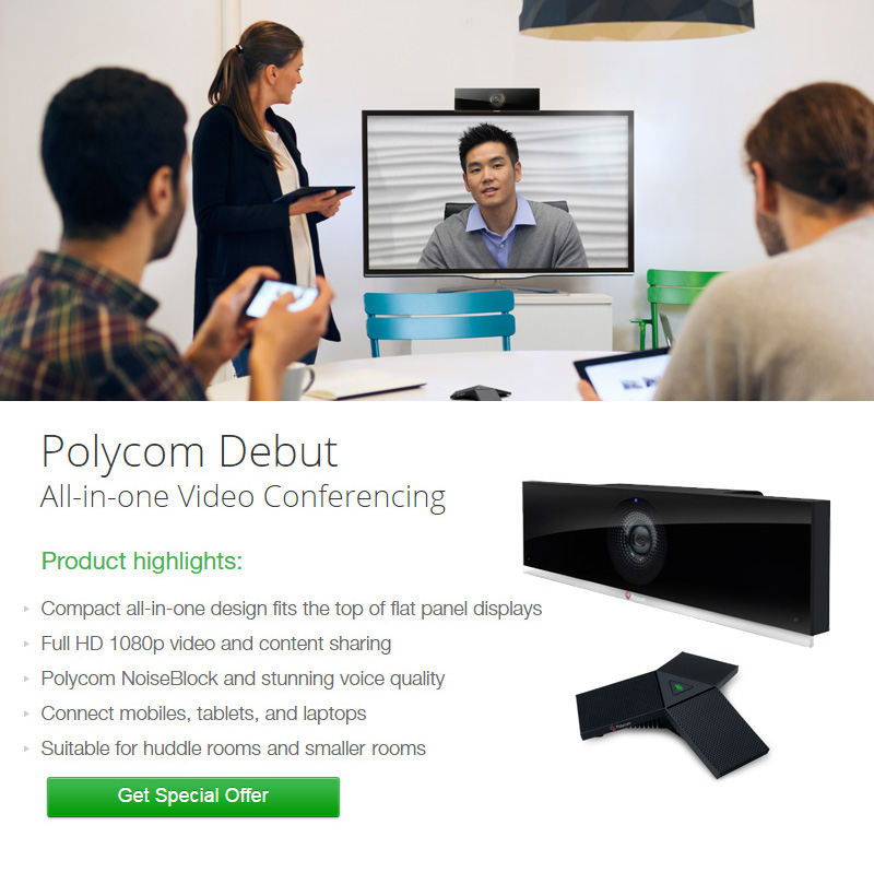 Polycom Debut All-in-one Video Conferencing 