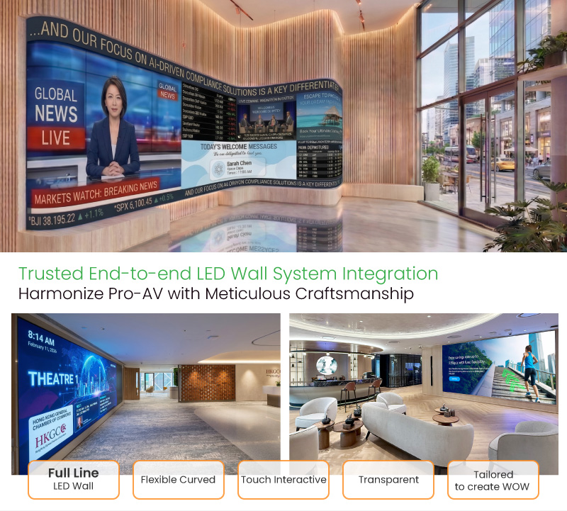 Trusted End-to-end LED Wall System Integration