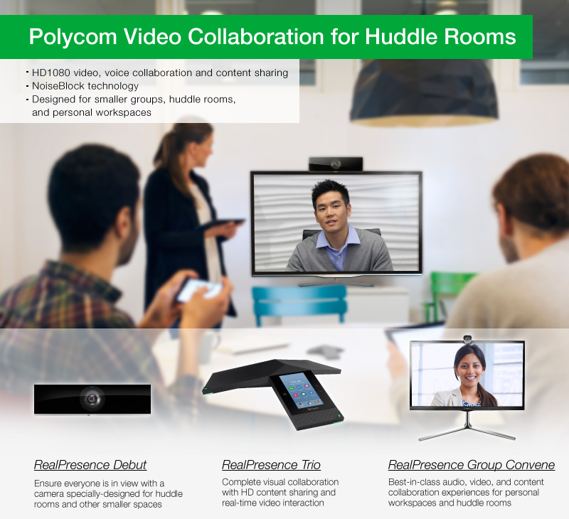 Polycom Video Collaboration For Huddle Rooms